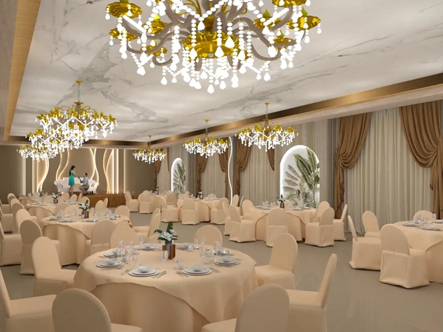 Anusuya Lawns hospitality and leisure interior design showcasing modern and elegant spaces