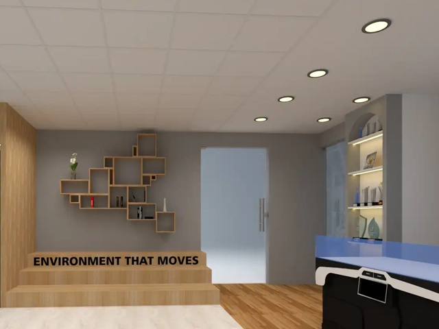 Professional conference hall interiors designed with seating, lighting, and acoustics for IAC project